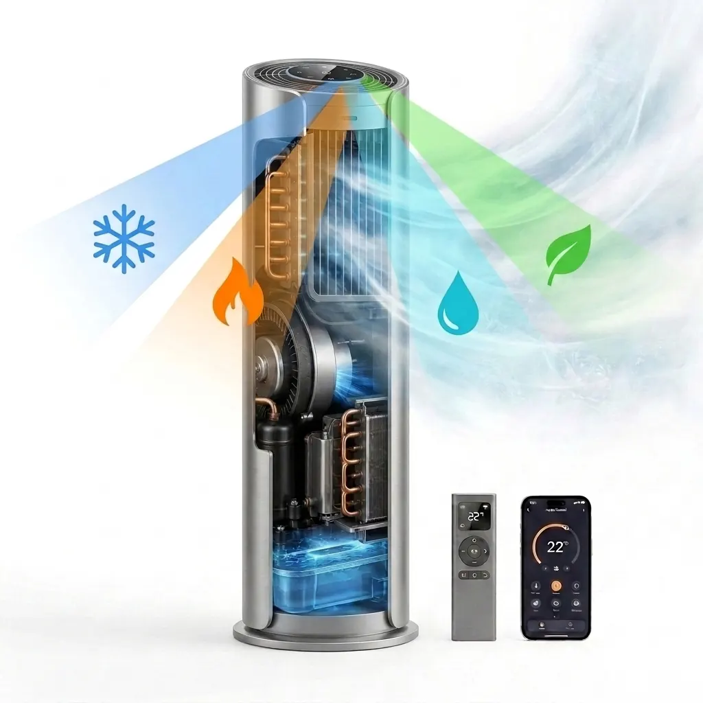 Polar PRO Max — φορητό κλιματιστικό στήλης χωρίς εγκατάσταση στον τοίχο